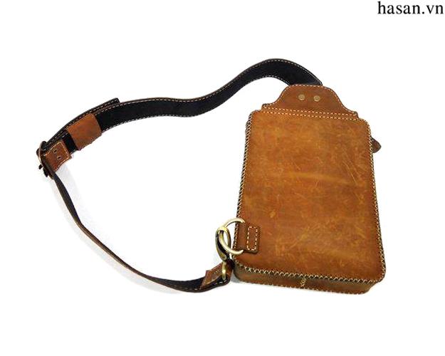 Túi  da đeo chéo nam da bò handmade cao cấp