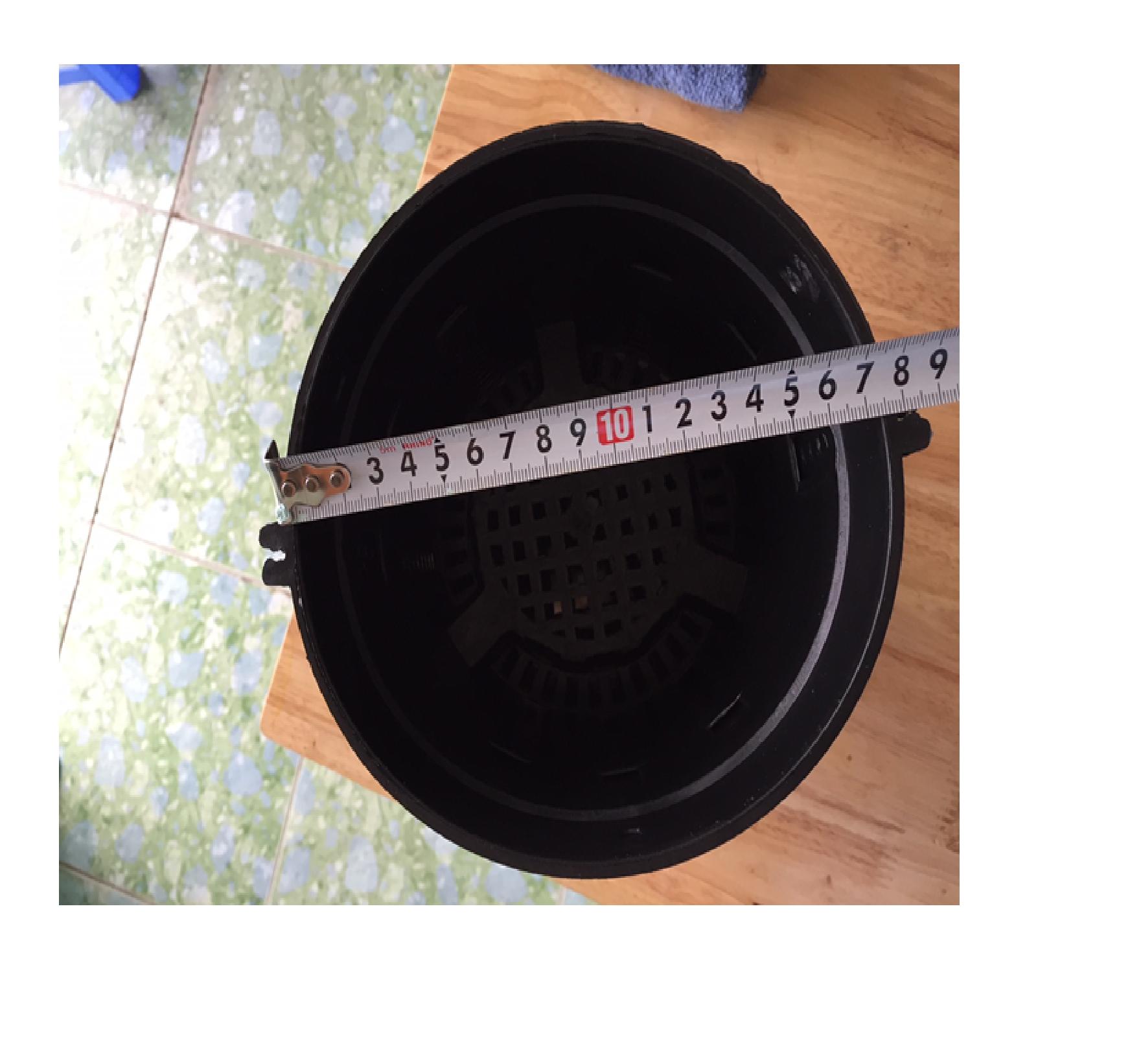 Com bo 12 Chậu nhựa đường kính 18 cm