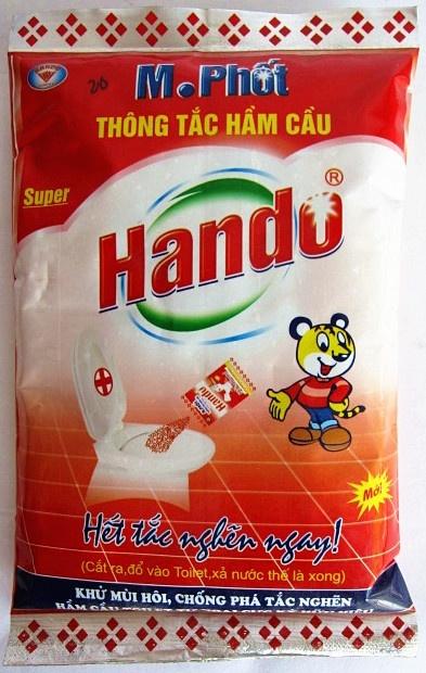 Combo 10 gói thông tắc hầm cầu M.phốt bột 215gr( Đỏ)