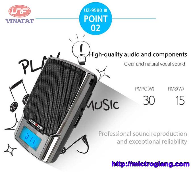 Máy trợ giảng Unizone UZ-9580 F3