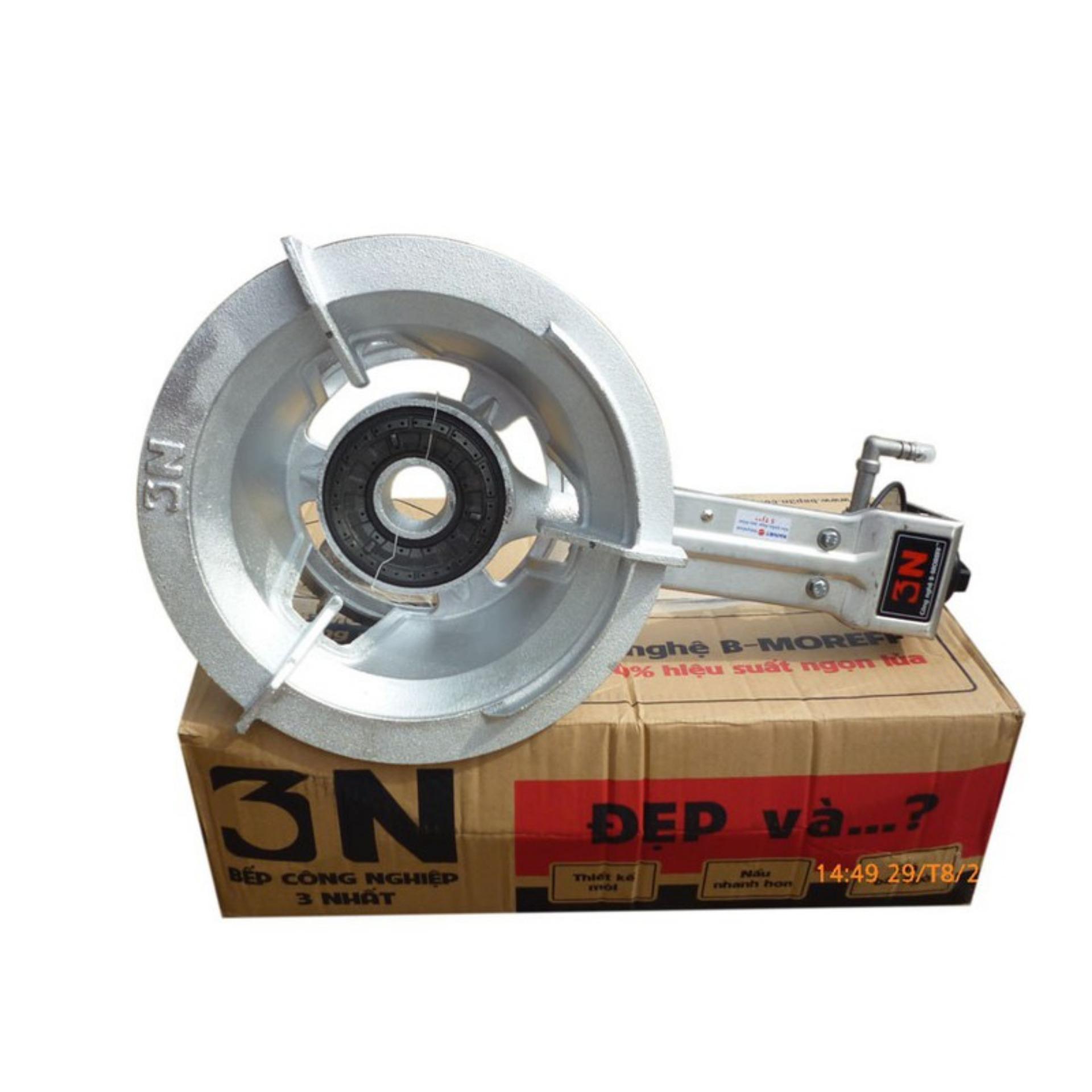 Bếp ga công nghiệp 3N kèm van dây