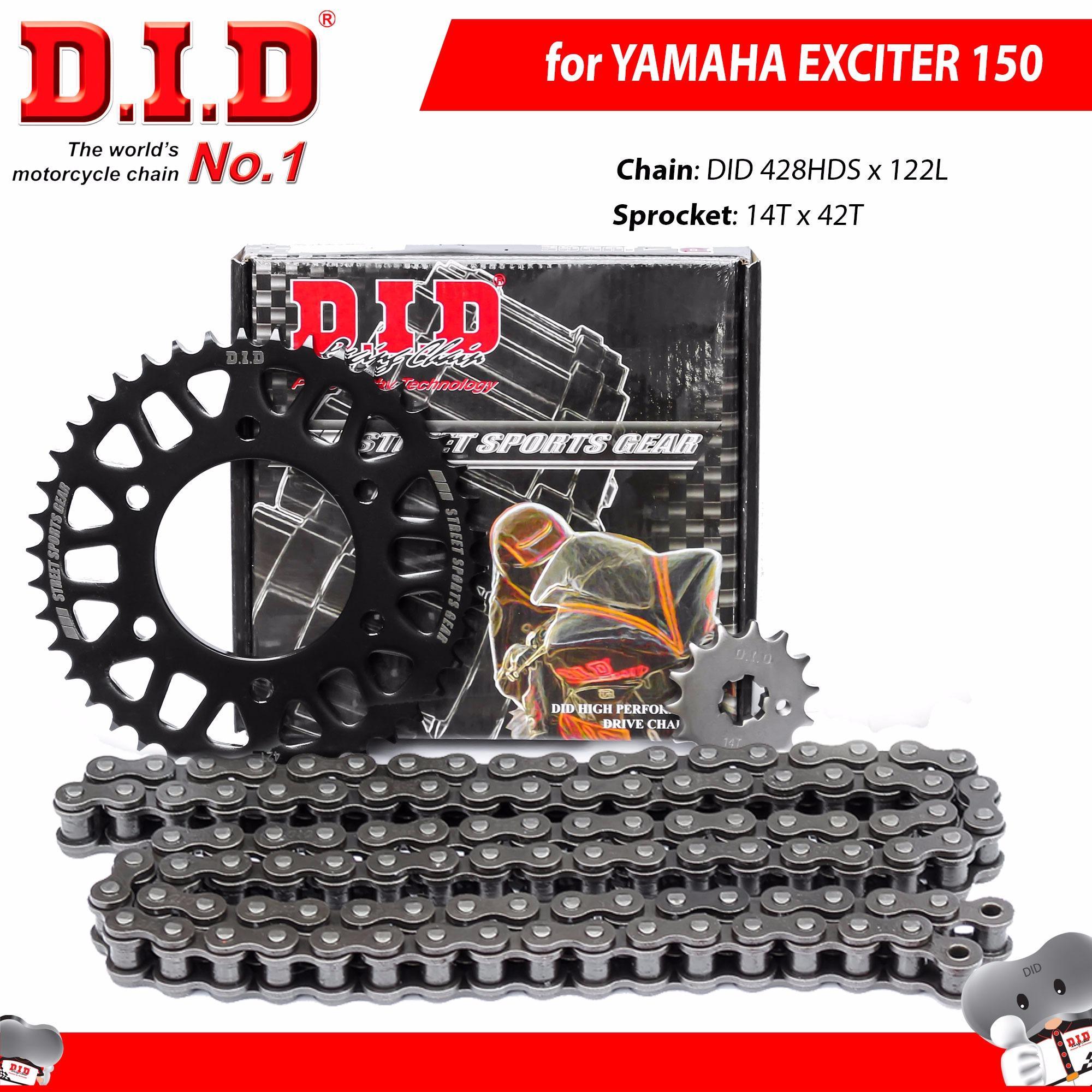 [HCM]Nhông sên dĩa DID Exciter 150 – Sên đen 10ly DID HDS ( Thái Lan )