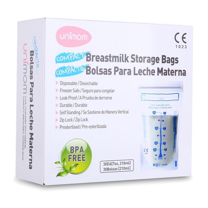 Túi trữ sữa Unimom 210ml - 60 túi