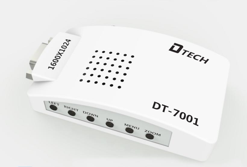 Bộ chuyển đổi VGA sang Svideo và AV Dtech DT-7001
