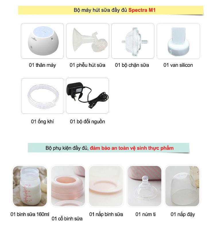 Máy hút sữa điện Spectra M1 Made in Korea