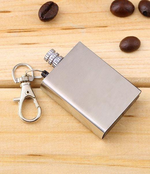 Zippo - Bật lửa,Hột quẹt bằng diêm xăng, có móc khóa thiện lợi