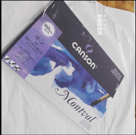 SỔ MÀU NƯỚC CANSON MONTAVAL A3(30CMX42CM) GIÁ TỐT