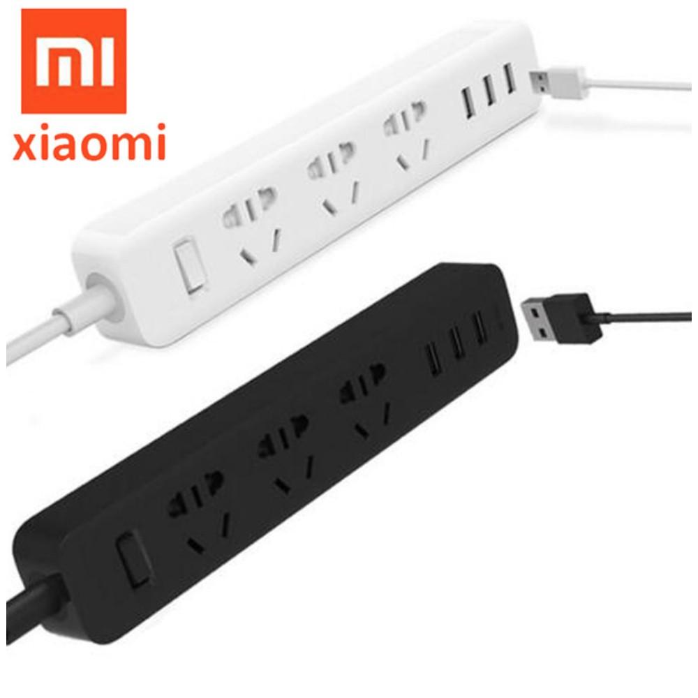Ổ cắm điện xiaomi kiêm 3 cổng sạc usb - hàng nhập khẩu