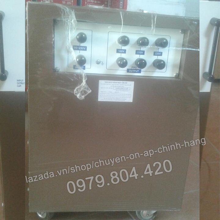 Ổn Áp Lioa 20KVA 1 Pha Dải 90-250V 100% Dây Đồng, Bảo Hành 3 Năm ( NL-20.000S )