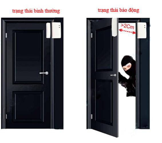 BÁO ĐỘNG GẮN CỬA CẢM ỨNG TỪ ML-061