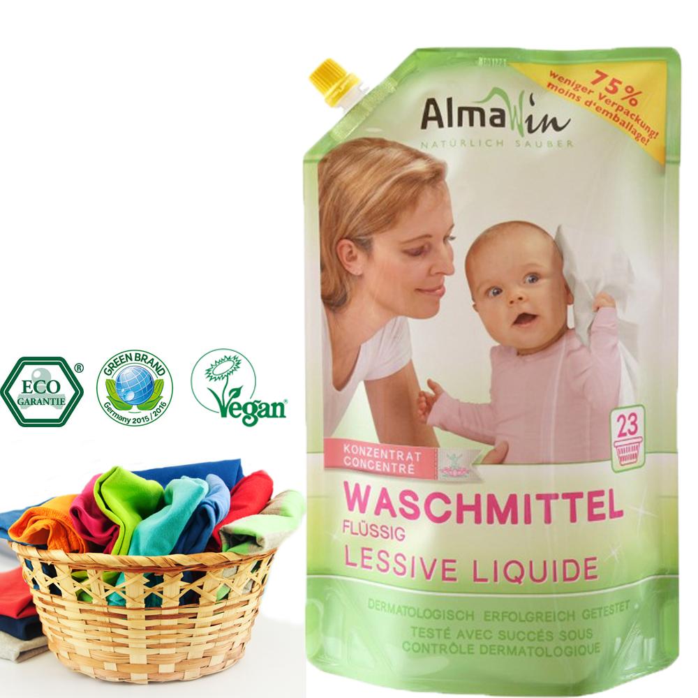 Nước giặt đậm đặc hữu cơ Almawin (1.5 lít ) Túi