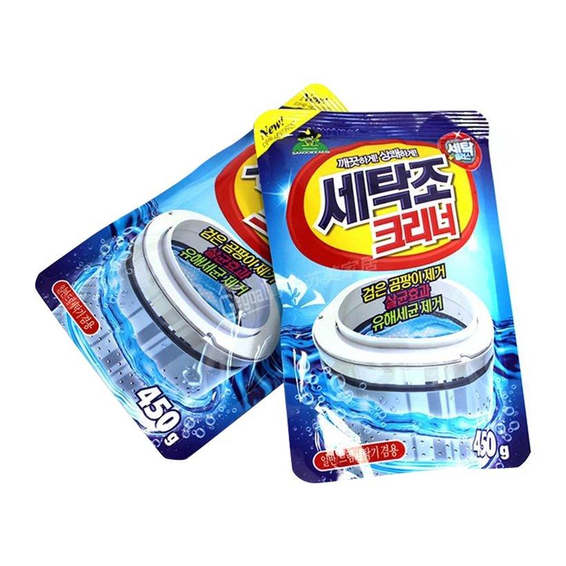 Combo 02 Gói bột tẩy vệ sinh lồng máy giặt 450g