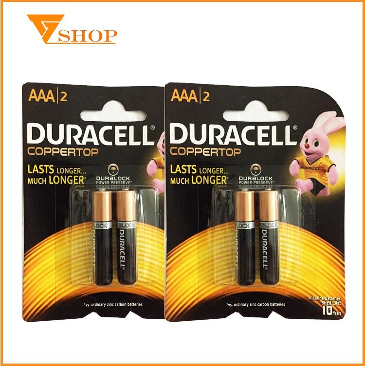 Combo 10 Vỉ pin AAA Duracell Alkaline (1 vỉ 2 viên)