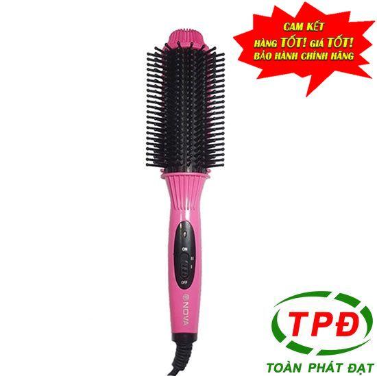 Lược điện uốn cúp đuôi tóc chải phòng tóc Nova 8810
