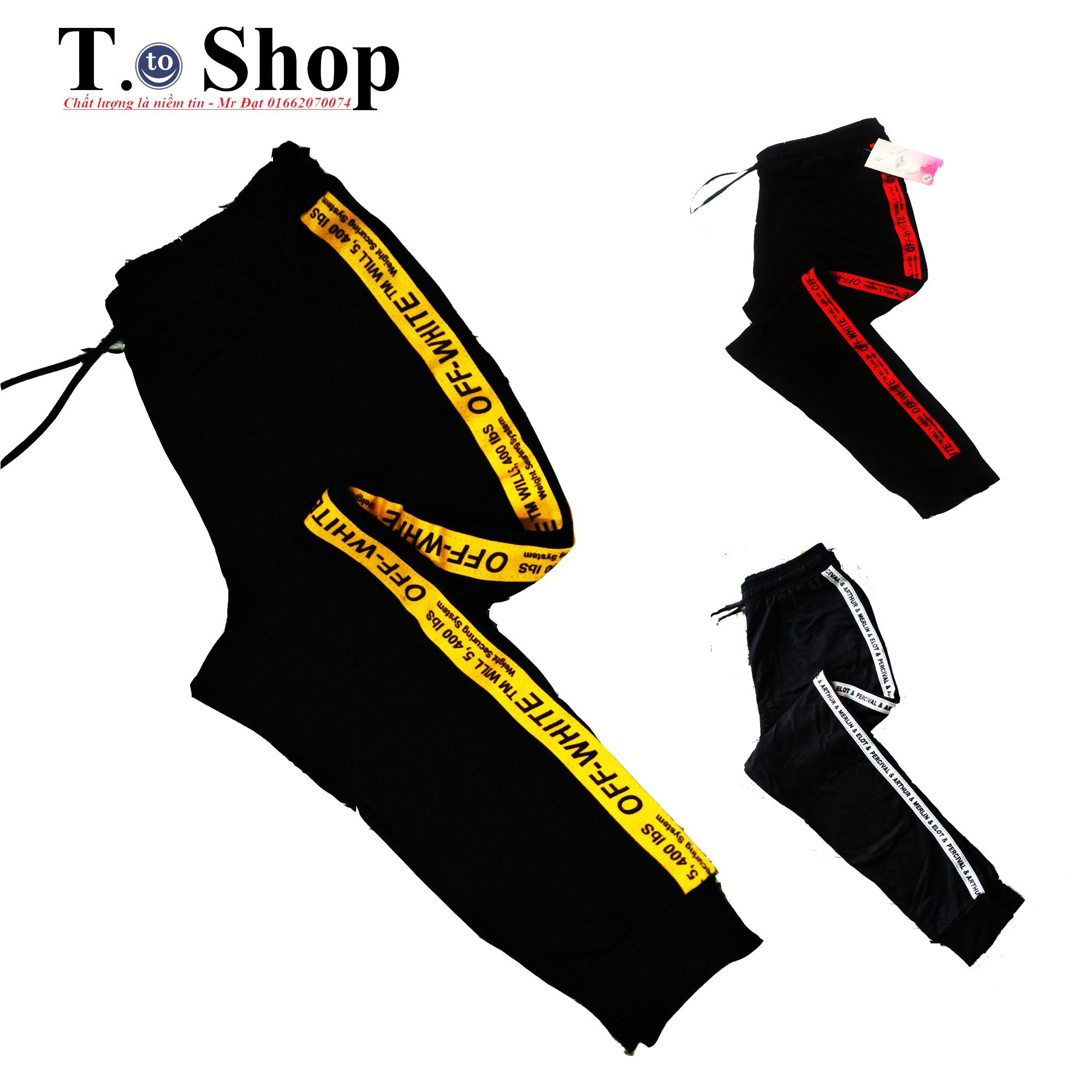 [HCM][VIDEO + ẢNH THẬT]-Quần thun Nữ - Nam Jogger Baggy - legging (dây thời trang vàng đỏ trắng)