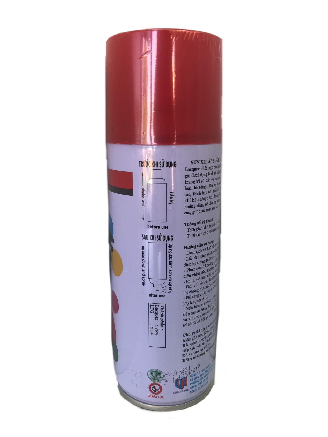 Sơn Xịt TV AEROSOL A211 270g (Màu Đỏ)