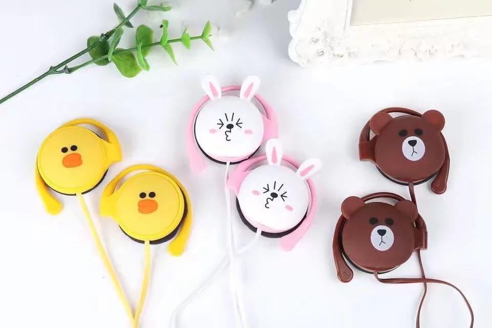 Tai nghe gấu thỏ vịt kute lạc lối