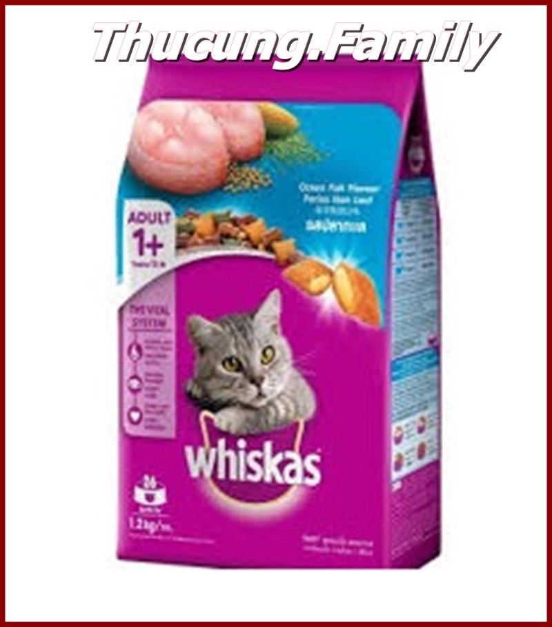 [HCM]Thức ăn hạt cho Mèo.Vị Cá ngừ. Whiskas Adult 1kg2