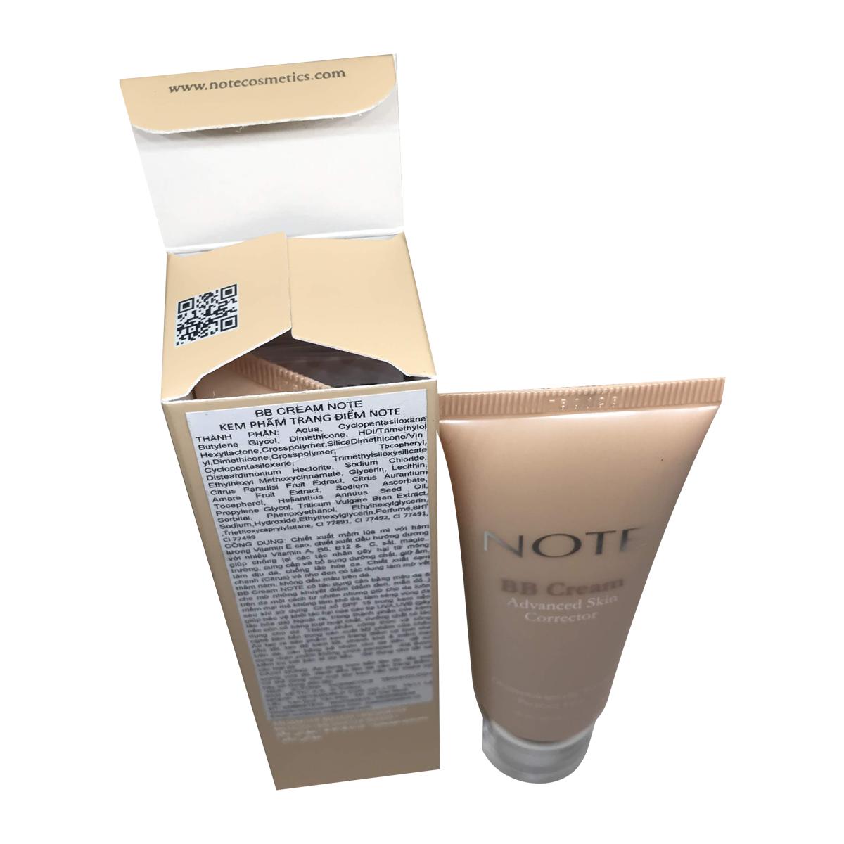 [HCM]Kem phấn trang điểm NOTE BB Cream 35ml (Màu Sáng)