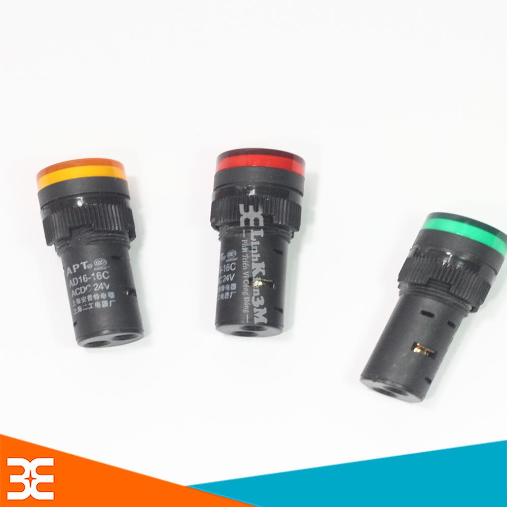 Đèn Báo Nguồn 24VDC Xanh Lá