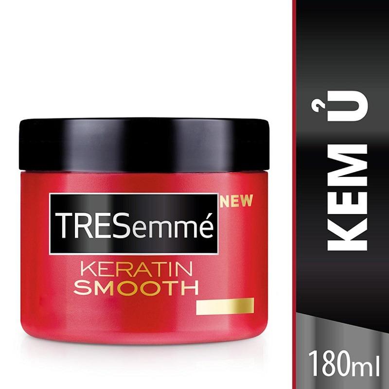 Kem ủ tóc TRESemme Keratin Smooth vào nếp mềm mượt 180ml