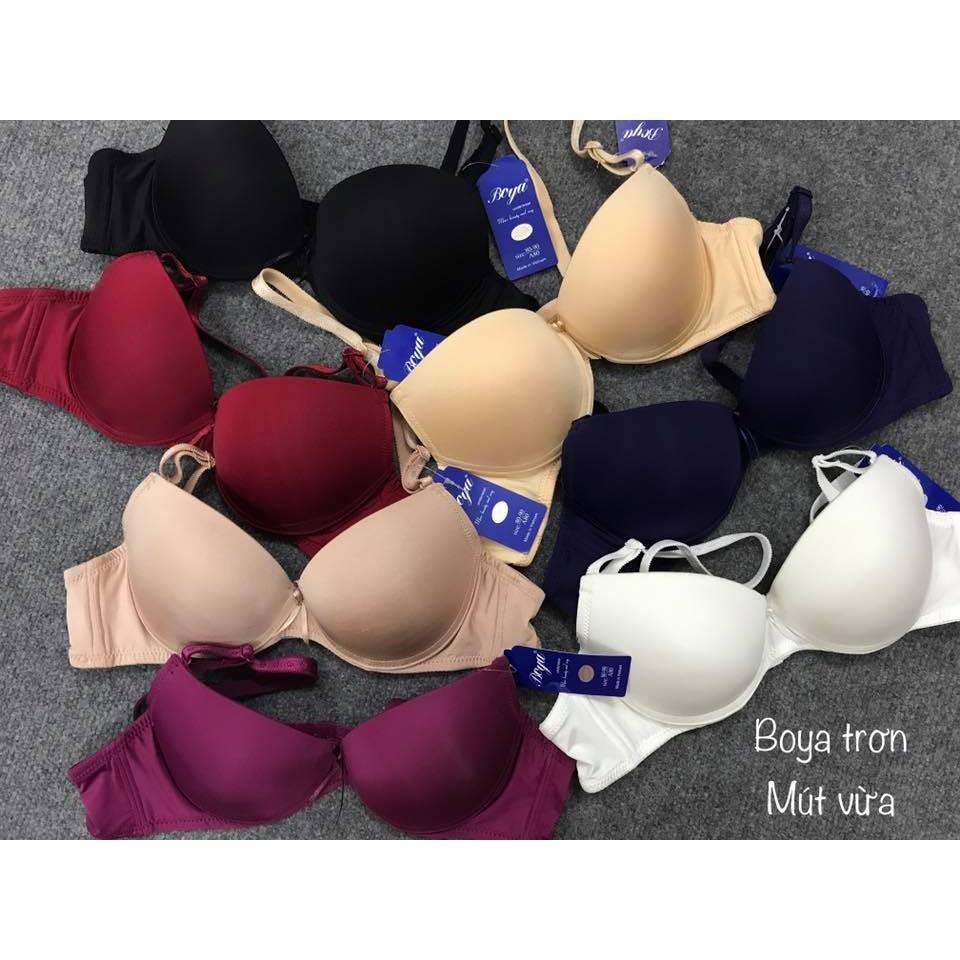 Áo Lót Nữ Trơn Siêu Dày Nâng Ngực Boya 029HTW – 7 Màu Hot, Size 34–38
