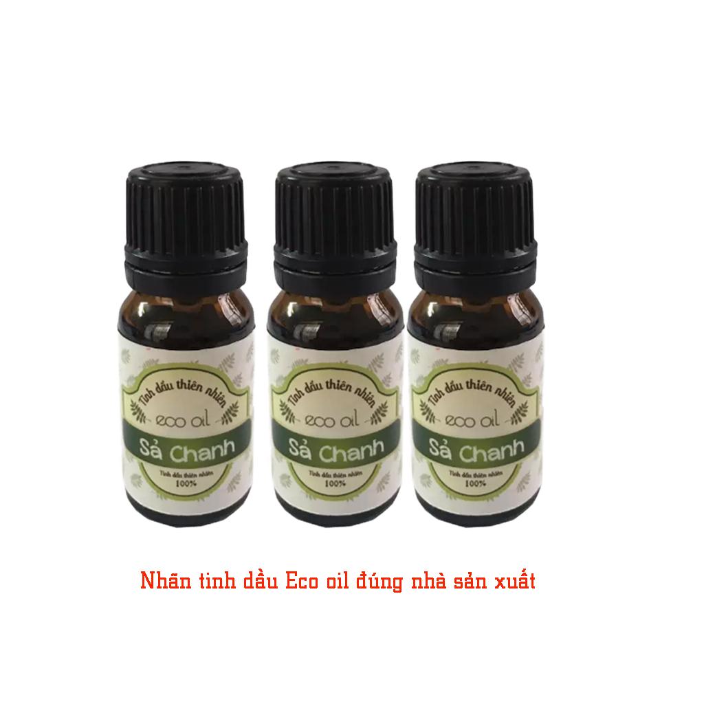 Combo 3 chai tinh dầu sả chanh Eco oil 10ml