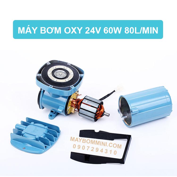 Máy Bơm Oxy Hồ Cá 24V 60W 80L MPQ-904A
