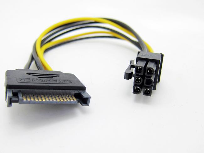 Cáp chuyển đổi Nguồn Sata sang IDE 6Pin