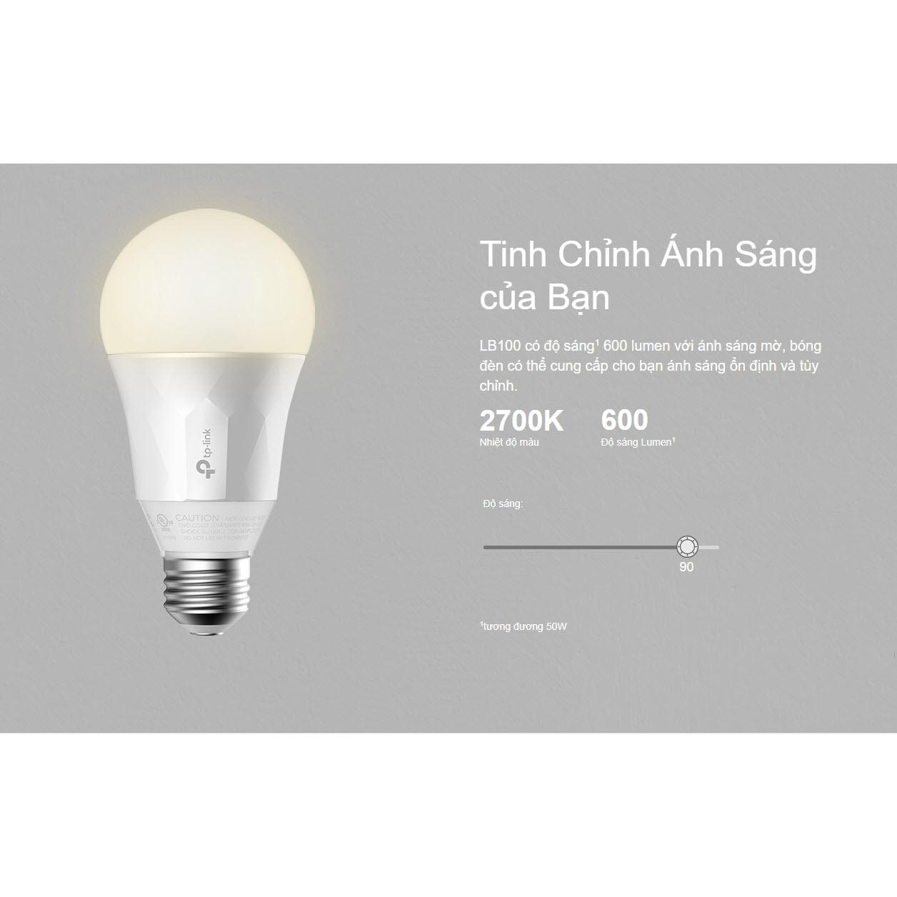 BÓNG ĐÈN LED THÔNG MINH TPLINK LB100 LOẠI TỐT - HÀNG NHẬP KHẨU