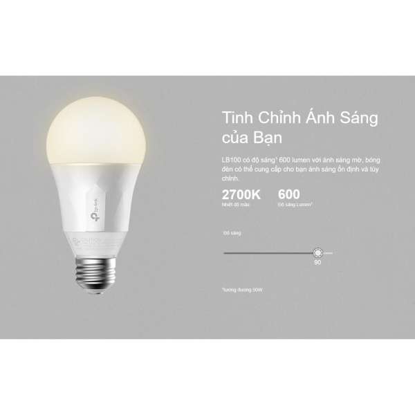 BÓNG ĐÈN LED THÔNG MINH TPLINK LB100 LOẠI TỐT - HÀNG NHẬP KHẨU