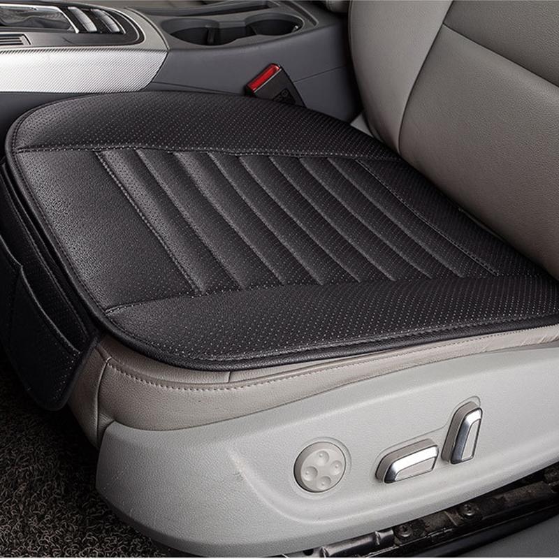 Bamboo Charcoal PU Gray Car SUV Seat Cushion Full Surround Breathable Seat Cover