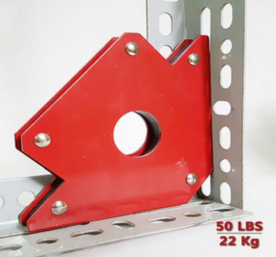 Ke góc nam châm 45° 90° 135° lực hút 12kg - 25LBS