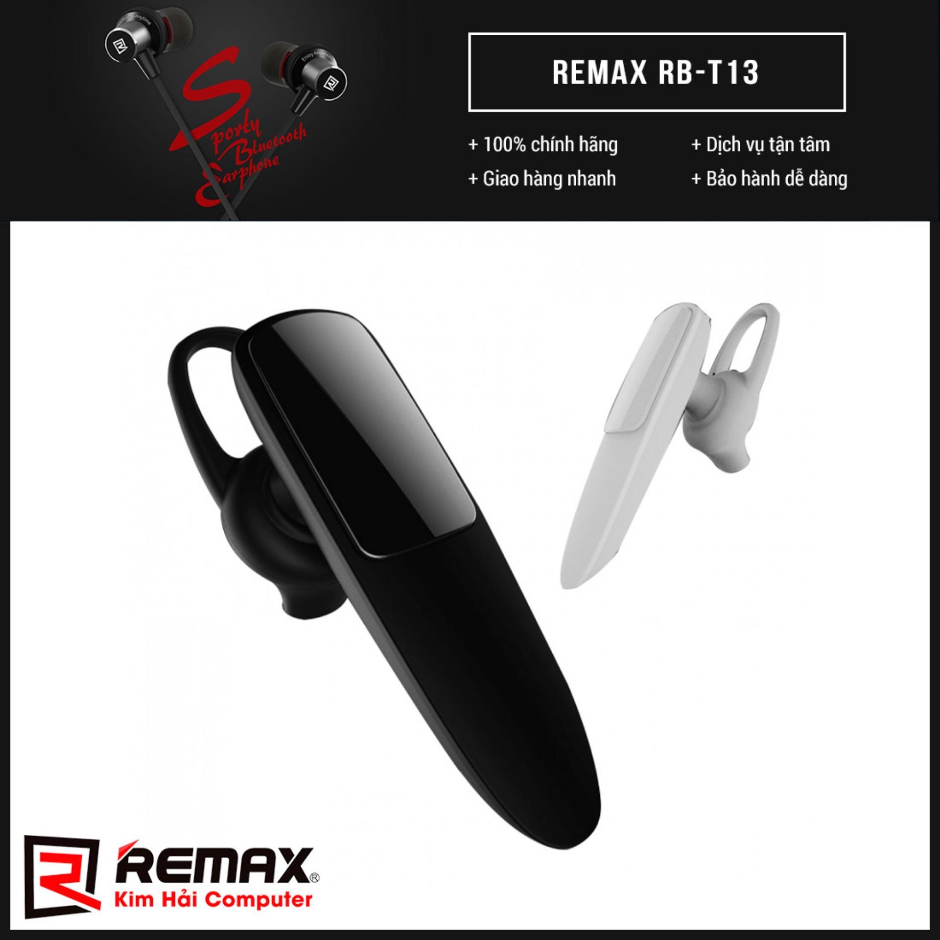 TAI NGHE BLUETOOTH REMAX RB-T13 (Trắng) - Kim Hải Computer