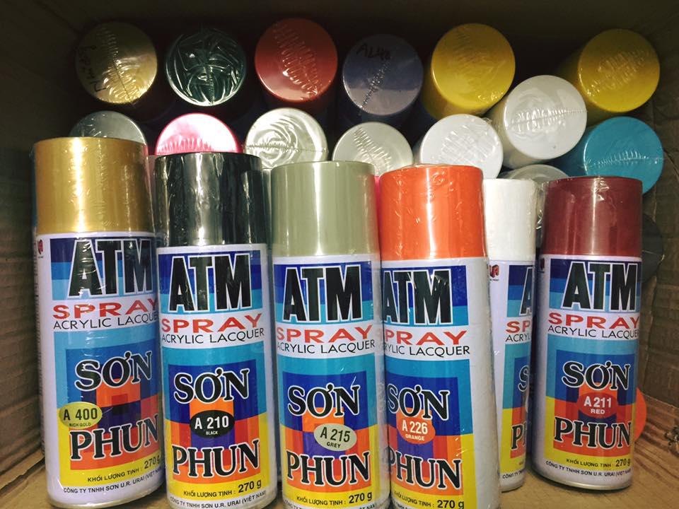 Sơn Xịt ATM Spray A210 ( Màu đen )
