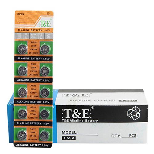 Vỉ 03 Pin hạt nút (cúc áo) AG10/389A/CX189/LR1130W - 1,55V