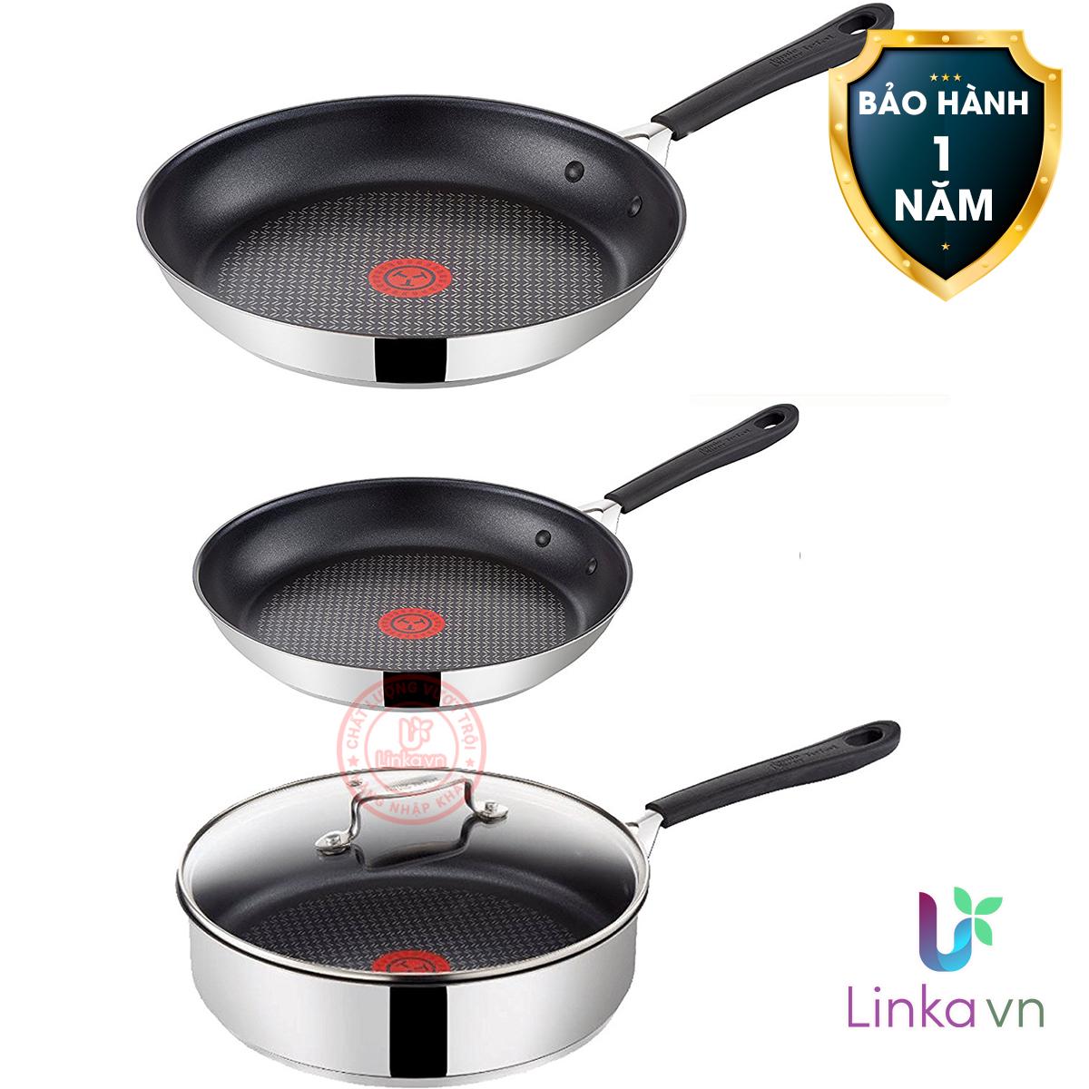 Set 3 chảo thượng hạng Tefal Jamie Oliver Titanium