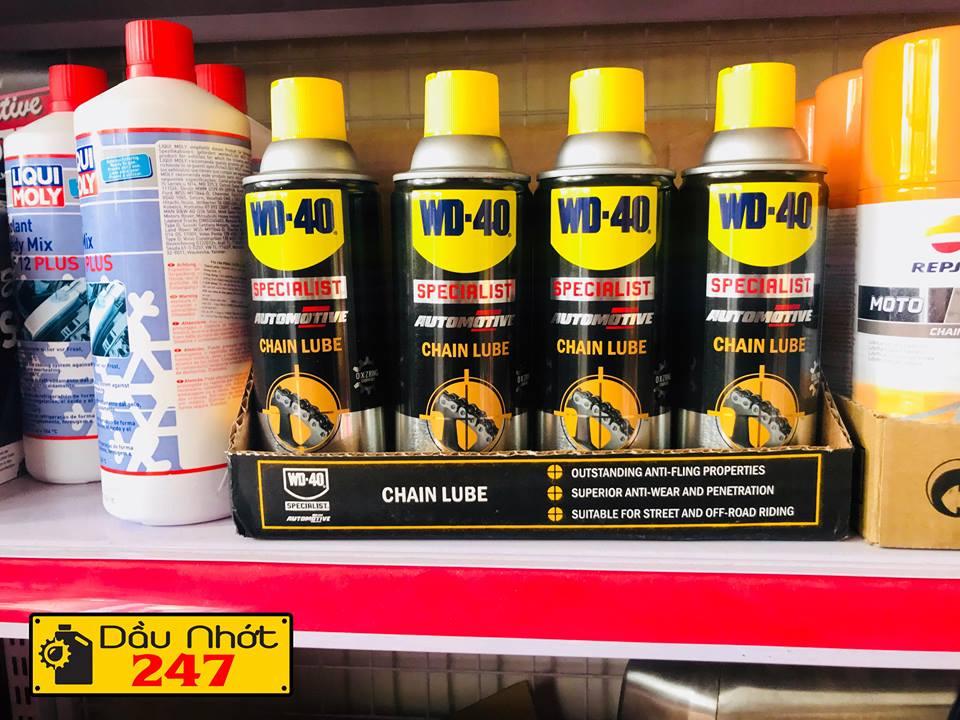 Chai xịt dưỡng sên/xích WD40 Chain Lube