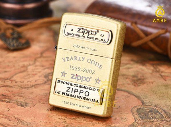 Zippo Yearly Code đồng bụi Z128