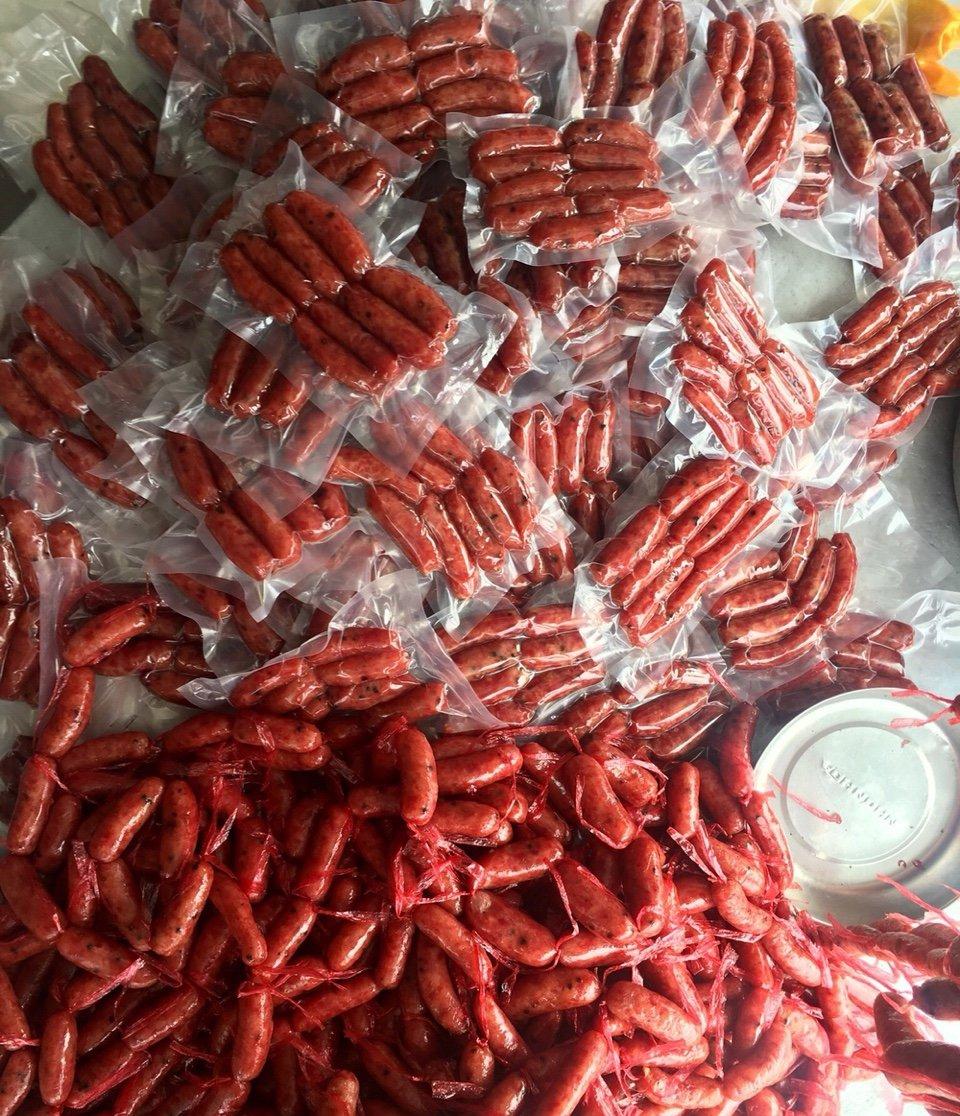 (1KG) LẠP XƯỞNG TƯƠI ĐẶC SẢN LONG AN (2 TÚI 500G)