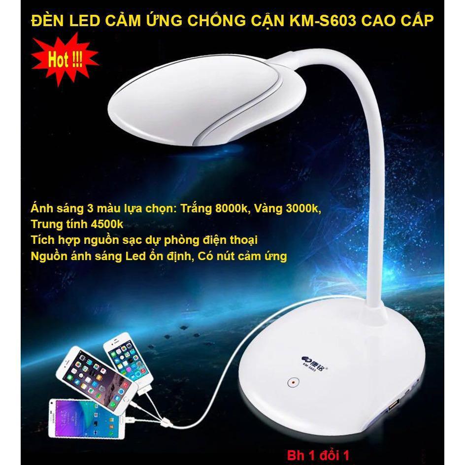 Đèn Led cảm ứng,  đèn học để bàn ĐB 75, bảo vệ mắt cho trẻ - Đèn chống cận ba chế độ sáng hàng xả kho