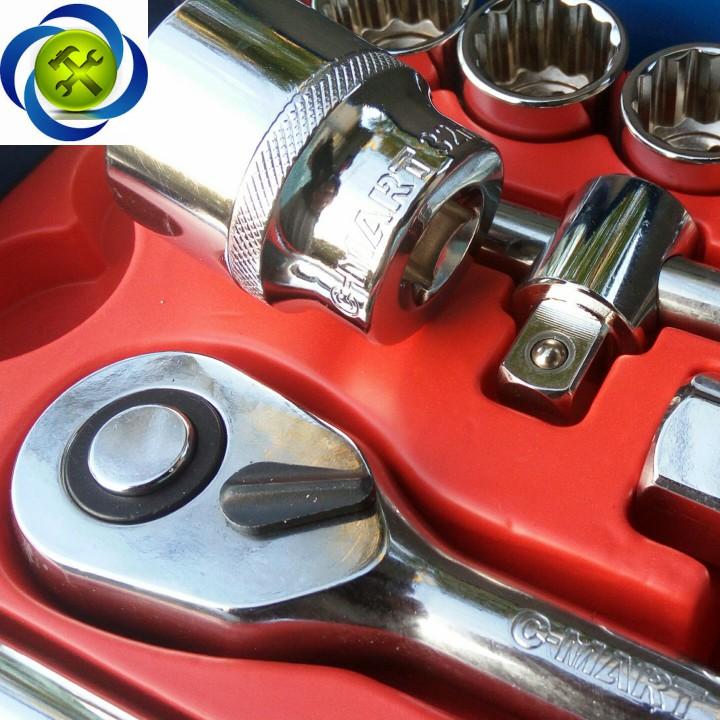 [HCM]Bộ cần tuýp 1/2 C-Mart K0010 26 chi tiết