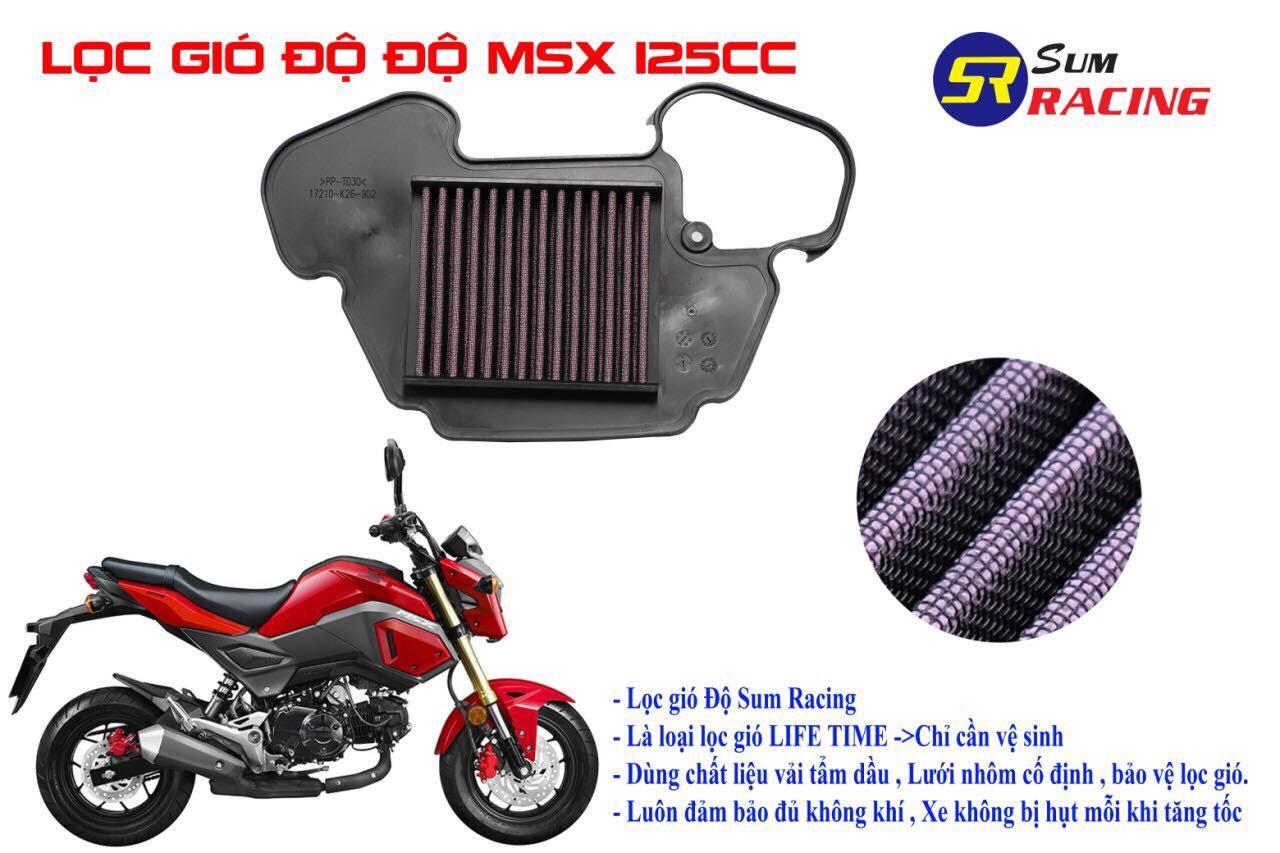 Lọc gió độ lưới thép MSX 125