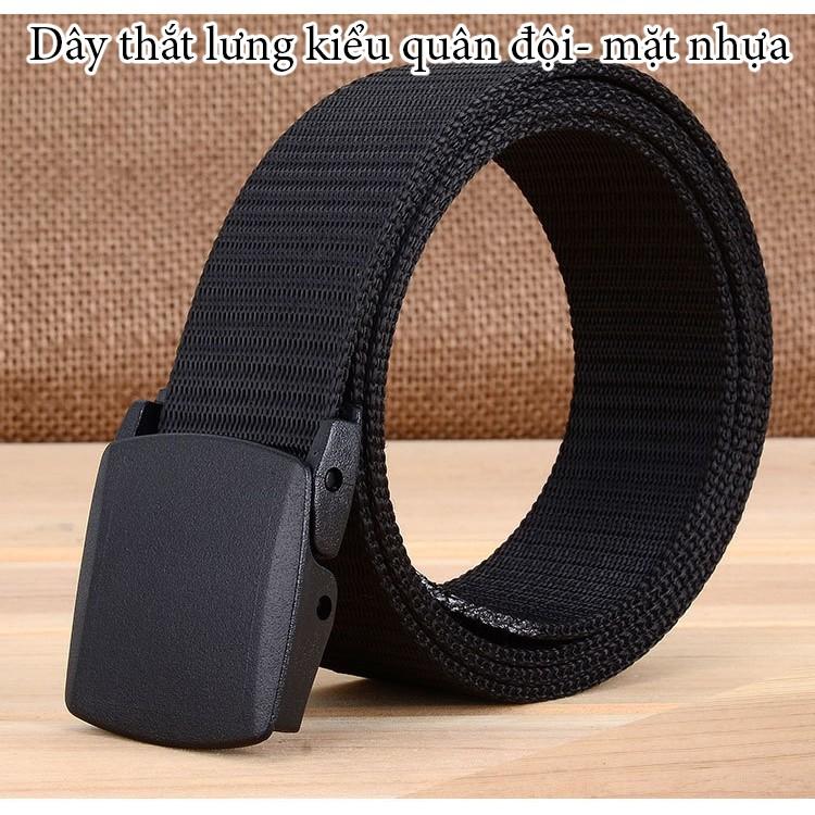 Dây thắt lưng thời trang chiến thuật mặt nhựa