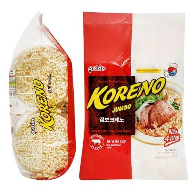 Mì Jumbo Koreno Kim Chi - 10 gói