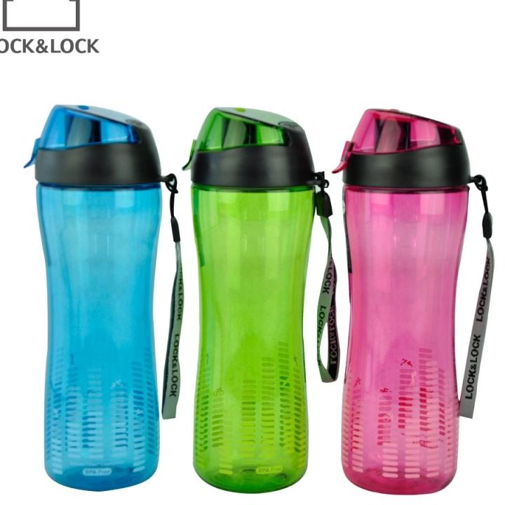 Bình nước thể thao Lock&Lock 550ml - ABF629 có ống hút