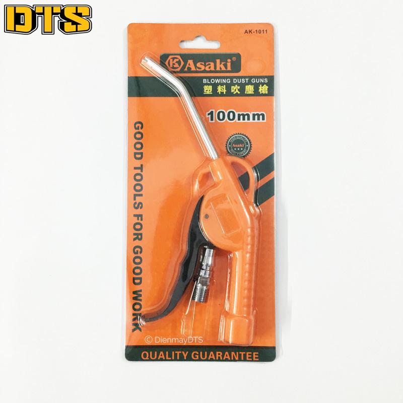 Xịt hơi - Xì khô mỏ cong Asaki AK-1011 100mm