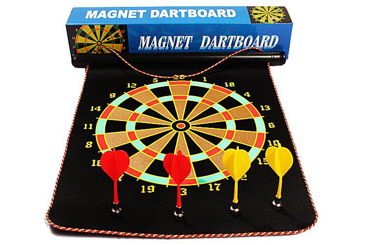 [HCM]Bảng phóng phi tiêu nam châm 15 inch (2 mặt game)