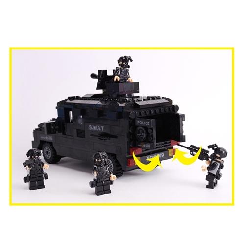 Lắp ráp Lego xe đặc nhiệm SWAT - 6509