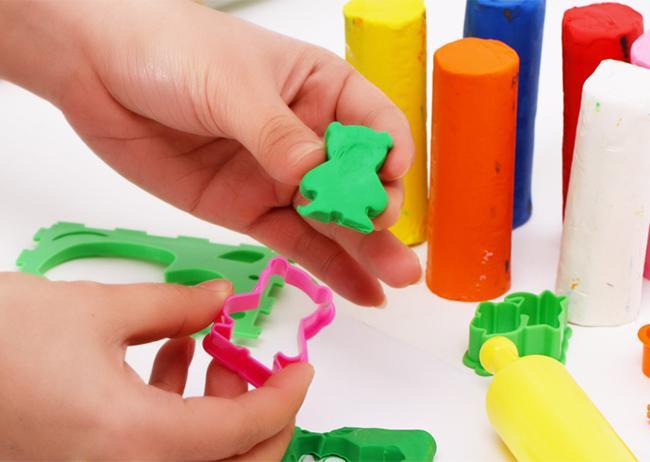 Đất nặn cho bé KIDART - T200NE/4MR (màu neon)